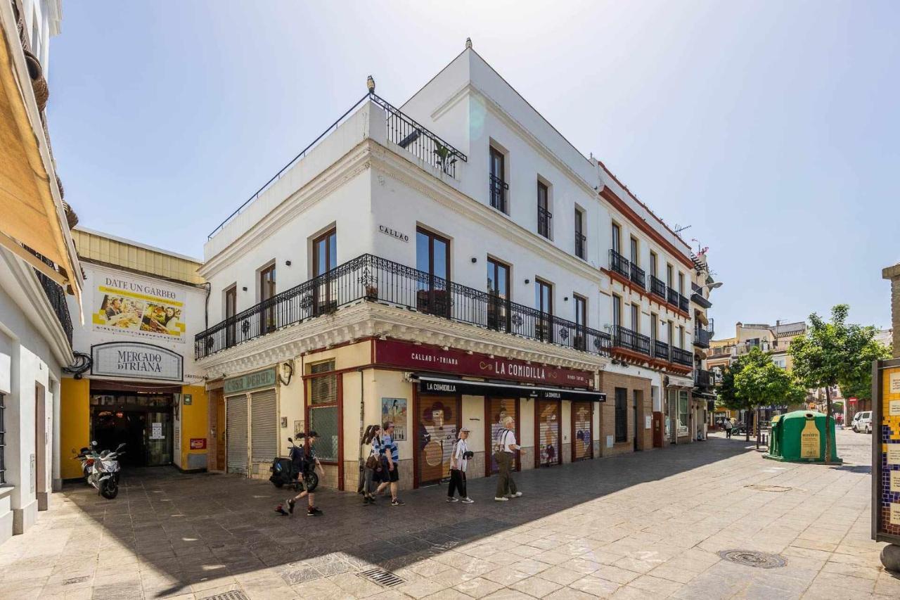 Comfy Away - Apartamento Exclusivo Mercado De Triana Con Balcon Sevilla Exteriör bild